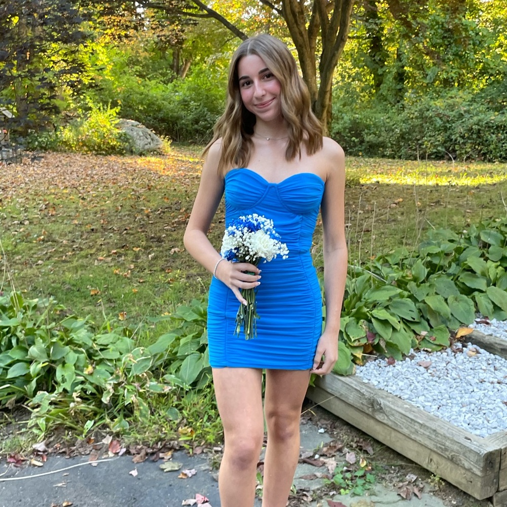Size Small Blue Homecoming Special Event Athina Dress - Picture 4 of 7
